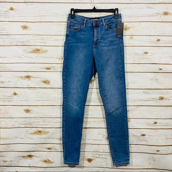 permanent Denim - Permanent women’s high rise blue skinny jeans sz 0